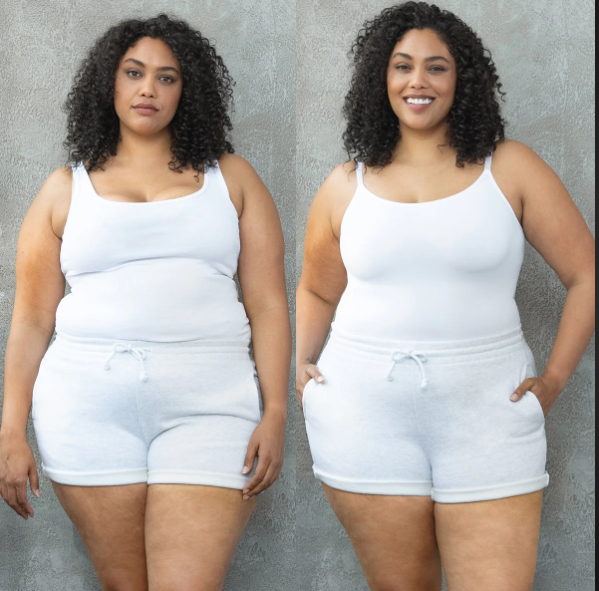 Body gainant sans couture grande taille – Ultra confortable & invisible